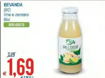MD Discount Bio bevanda lime e zenzero offerta