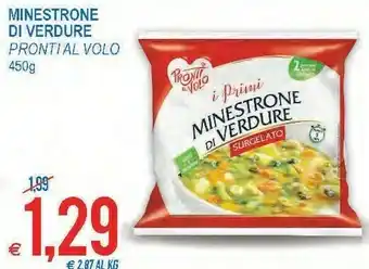 MD Discount Minestrone di verdure surgelato pronti al volo 450 g(ml) offerta