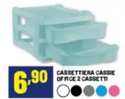 Risparmio Casa Cassettiera cassie office 2 cassetti offerta