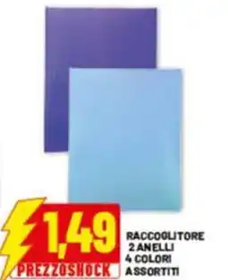 Risparmio Casa Raccoglitore 2 anelli 4 colori offerta