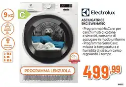 Expert Electrolux ASCIUGATRICE 9KG EW6HA19G offerta
