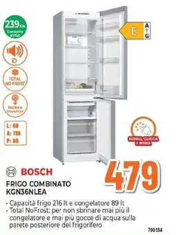 Expert BOSCH FRIGO COMBINATO KGN36NLEA offerta