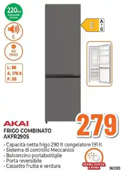 Expert ΑΚΑΙ FRIGO COMBINATO AKFR290S offerta