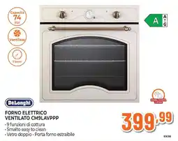 Expert Delonghi forno elettrico ventilato CM9LAVPPP offerta