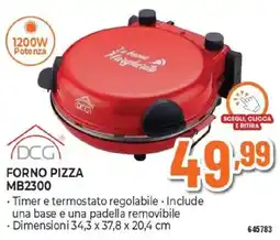 Expert DCG FORNO PIZZA MB2300 offerta