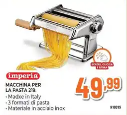 Expert Imperia macchina per la pasta 219 offerta
