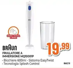 Expert Braun frullatore a immersione MQ10001P offerta