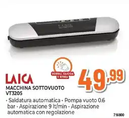 Expert Laica macchina sottovuoto VT3205 offerta