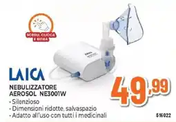 Expert Laica nebulizzatore aerosol NE3001W offerta