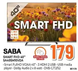 Expert SABA SMART FHD 40" SA40SM10VDA offerta