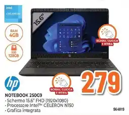 Expert hp NOTEBOOK 250G9 offerta