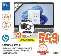 Expert hp NOTEBOOK 15FD01 offerta