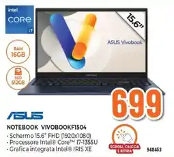 Expert ASUS NOTEBOOK VIVOBOOKF1504 offerta