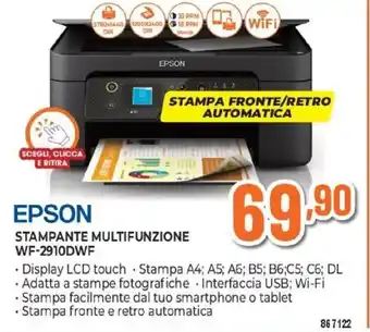 Expert EPSON STAMPANTE MULTIFUNZIONE WF-2910DWF offerta