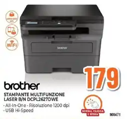 Expert brother STAMPANTE MULTIFUNZIONE LASER B/N DCPL2627DWE offerta