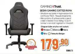 Expert Gamingxtrust sedia gaming GXT723 ruya offerta