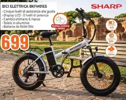 Expert Sharp bici elettrica BKFM01ES offerta