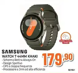 Expert Samsung watch 7 44MM khaki offerta