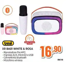 Expert Trevi XR 8A01 white & rosa offerta