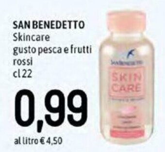 Famila San Benedetto Skincare Gusto Pesca e Frutti Rossi 22 cl offerta