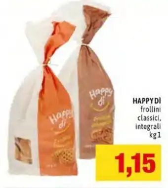 Famila Happy Dì Frollini Classici, Integrali 1kg offerta