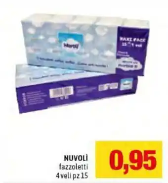 Famila Nuvolì Fazzoletti 4 veli 15 pz offerta