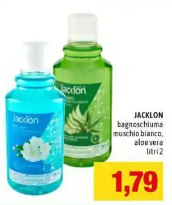 Famila Jacklon Bagnoschiuma Muschio Bianco, Aloe vera 2 litri offerta