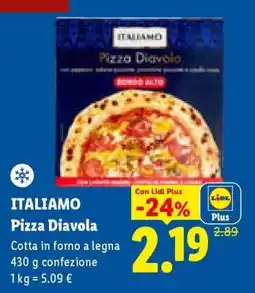 Lidl ITALIAMO Pizza Diavola offerta