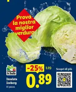 Lidl INSALATA ICEBERG offerta