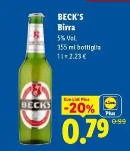 Lidl Beck's - Birra offerta
