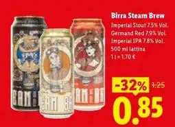 Lidl Birra Steam Brew offerta