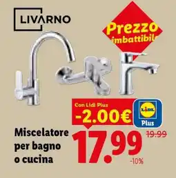 Lidl Miscelatore per bagno o cucina offerta
