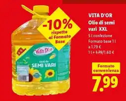 Lidl Vita D'or Olio di semi Vari XXL offerta