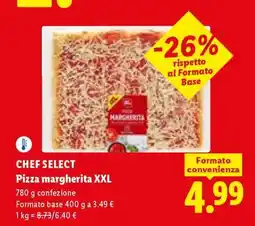 Lidl Chef Select Pizza Margherita XXL offerta