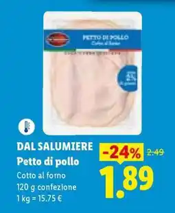 Lidl Dal Salumiere Petto di pollo offerta