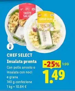 Lidl Chef Select Insalata pronta offerta