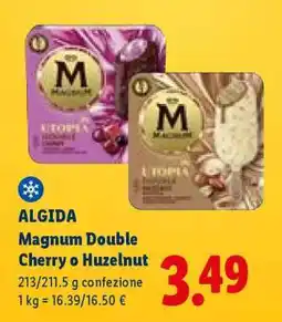 Lidl ALGIDA Magnum Double Cherry o Hazelnut offerta