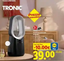 Lidl TRONIC Ventilatore senza pale da tavolo offerta