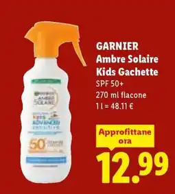 Lidl GARNIER Ambre Solaire Kids Gachette offerta