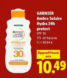 Lidl GARNIER Ambre Solaire Hydra 24h protect offerta