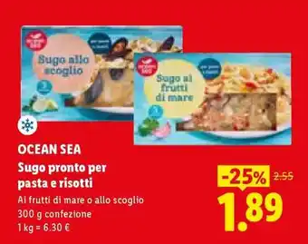 Lidl OCEAN SEA Sugo pronto per pasta e risotti offerta