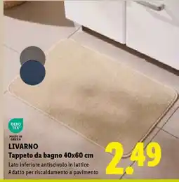 Lidl LIVARNO Tappeto da bagno 40x60 cm offerta