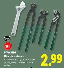 Lidl PARKSIDE Utensile da lavoro offerta