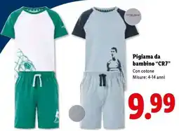 Lidl Pigiama da bambino CR7 offerta