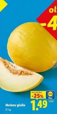 Lidl Melone Giallo offerta