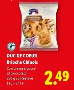 Lidl Duc De Coeur Brioche Chinois offerta