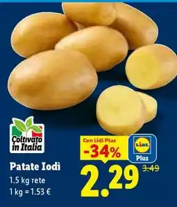 Lidl Patate Iodì offerta