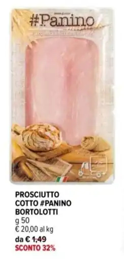Iperal Prosciutto cotto #PANINO BORTOLOTTI offerta