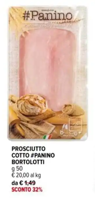 Iperal Prosciutto cotto #PANINO BORTOLOTTI offerta