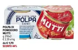 Iperal Polpa di pomodoro MUTTI offerta